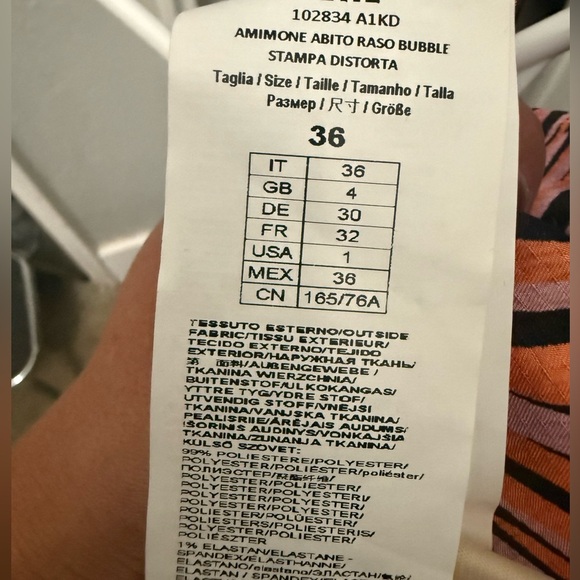 NWT Pinko Button Down Long Dress Size 36 or Small - Picture 13 of 13